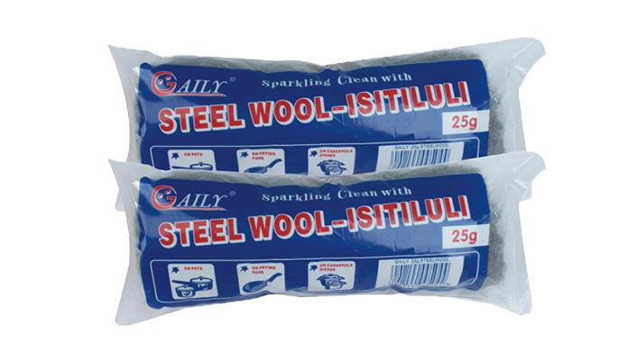 Steel wool belts
